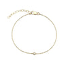 14K Solid Gold Dreamer Diamond Bracelet