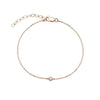 14K Solid Gold Dreamer Diamond Bracelet