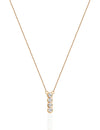 14K Gouden Illusie Diamanten Halsketting