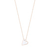 14K Solid Gold You're My Heart Diamond Necklace with Certified Enamel