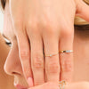 14K Solid Gold Vivien Baguette Diamond Ring