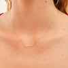 14K Solid Gold Coco Diamond Necklace