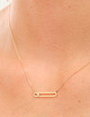 14K Gouden Coco Diamanten Ketting