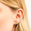 14K Solid Gold Olivia Floral Diamond Studs