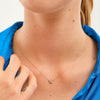 14K Solid Gold Emily Floral Diamond Necklace