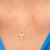 14K Gouden Nina DiamantenHalsketting