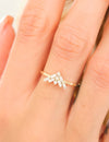 14K Gouden Sophie Baguette Diamanten Ring