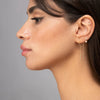 14K Solid Gold Triumph Tragus with Diamonds