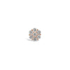 14K Solid Gold Daisy Tragus with Diamonds