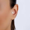 14K Solid Gold Hand Tragus with Diamonds