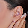 14K Solid Gold Doremi Tragus with Diamonds