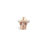 14K Solid Gold Golden Skull Tragus