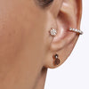 14K Solid Gold Tragus Ananas with Diamonds