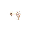 14K Solid Gold Palm Tragus with Diamonds