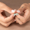 14K Solid Gold Summertime Studs