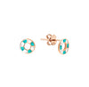 14K Solid Gold Summertime Studs
