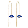 14K Gouden Boze Oog Oorbellen