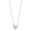 14K Solid Gold Mon Coeur Necklace