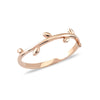 Rose Gold Olive Ring inspired by nature