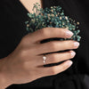 14K Gouden Ring met Twee Harten