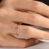 14K Gouden Ring met Twee Harten