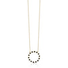 14K Solid Gold Duet Necklace