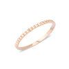 Rose Gold Silhouette Stacking Ring for Black Friday shoppers