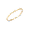 Silhouette Stacking Ring in Yellow Gold, perfect for layering