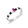 14K Gouden Dolce-Ring met Gecertificeerd Email