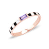 Dolce Ring with Amethyst in Yellow Gold