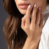 14K Solid Gold Duet Ring with Enamel x Piano