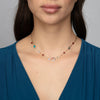 14K massief gouden Vivaldi emaille ketting