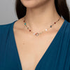 14K massief gouden Vivaldi emaille ketting