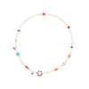14K massief gouden Vivaldi emaille ketting
