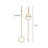 14K Solid Gold Marissa Baguette Earrings