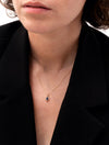 14K Solid Gold Oakley Sapphire Necklace