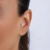 14K Solid Gold Palm Tragus with Diamonds